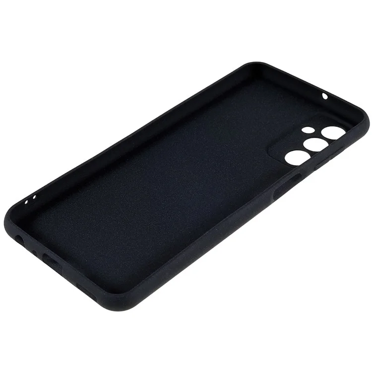 Para Samsung Galaxy M23 5G / F23 5G Soft TPU Capa de Telefone Caso de Dupla Face Fosco Anti-Choque - Preto