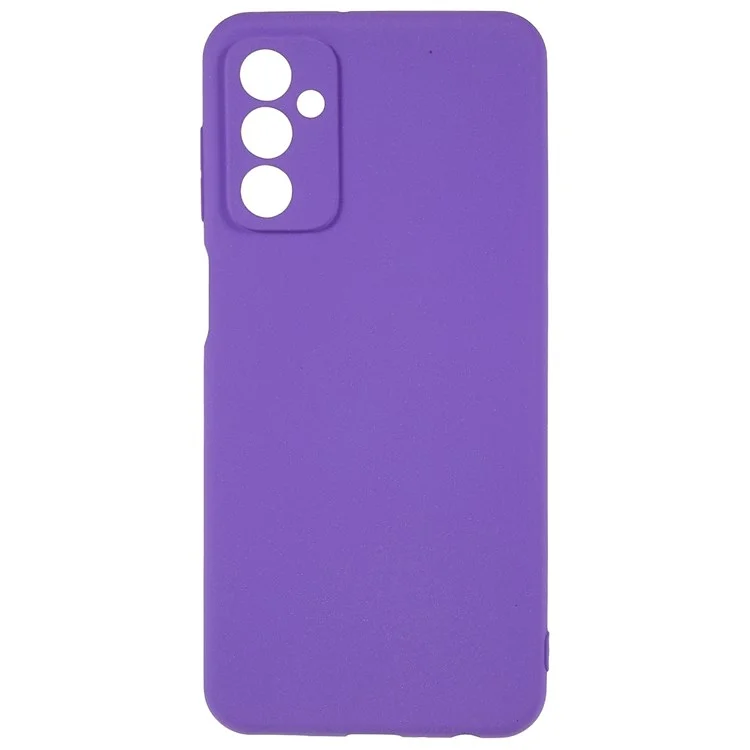 For Samsung Galaxy M23 5G / F23 5G Soft TPU Phone Case Double-Sided Matte Shockproof Back Cover - Purple