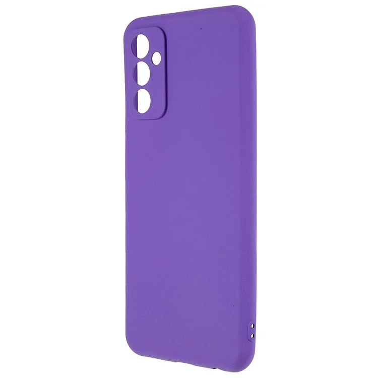 For Samsung Galaxy M23 5G / F23 5G Soft TPU Phone Case Double-Sided Matte Shockproof Back Cover - Purple