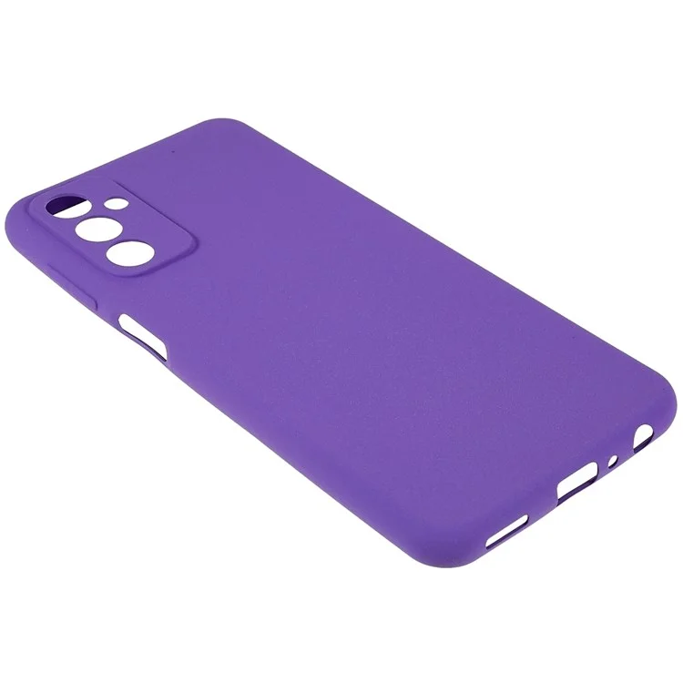 For Samsung Galaxy M23 5G / F23 5G Soft TPU Phone Case Double-Sided Matte Shockproof Back Cover - Purple