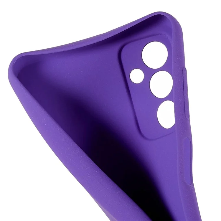 For Samsung Galaxy M23 5G / F23 5G Soft TPU Phone Case Double-Sided Matte Shockproof Back Cover - Purple
