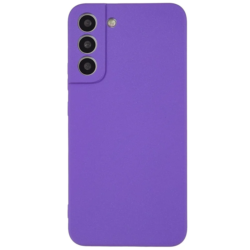 For Samsung Galaxy S22+ 5G Lightweight Anti-fall Soft TPU Phone Case Shockproof Double-Sided Matte Phone Shell - Purple