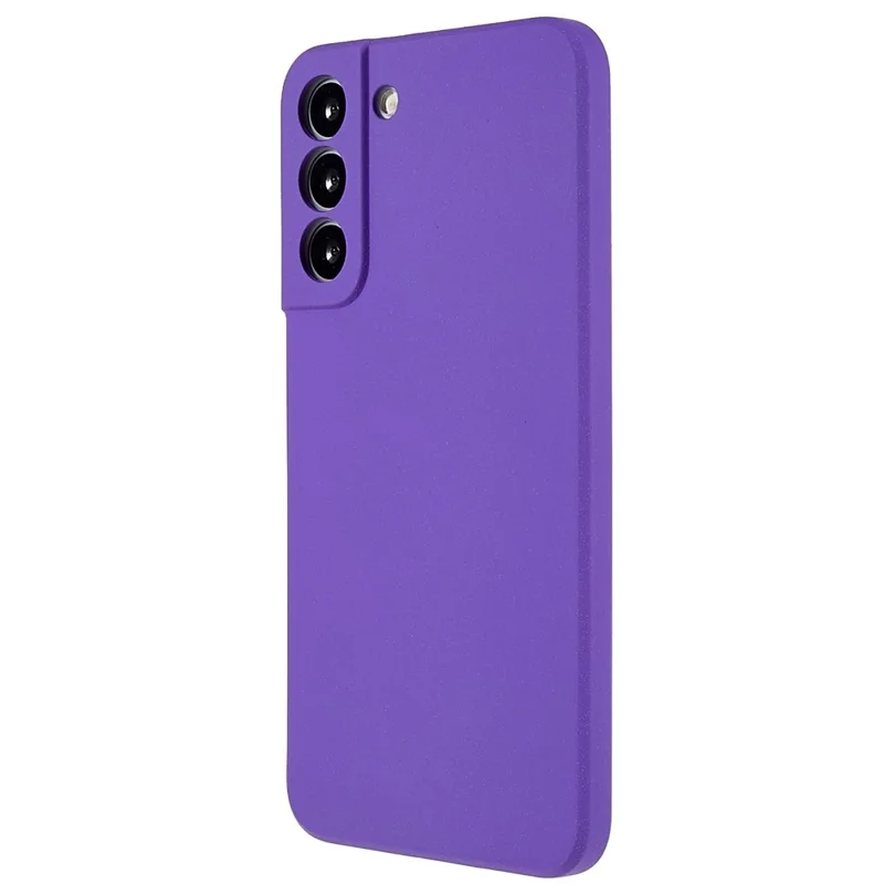 For Samsung Galaxy S22+ 5G Lightweight Anti-fall Soft TPU Phone Case Shockproof Double-Sided Matte Phone Shell - Purple