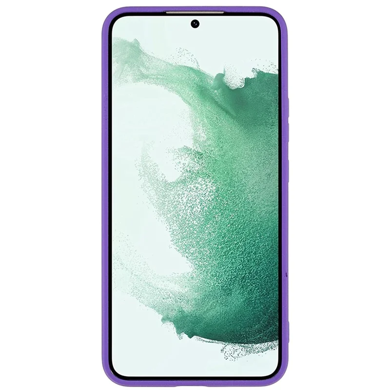 For Samsung Galaxy S22+ 5G Lightweight Anti-fall Soft TPU Phone Case Shockproof Double-Sided Matte Phone Shell - Purple