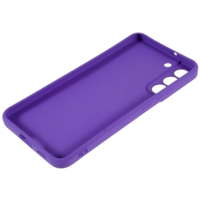 For Samsung Galaxy S22+ 5G Lightweight Anti-fall Soft TPU Phone Case Shockproof Double-Sided Matte Phone Shell - Purple