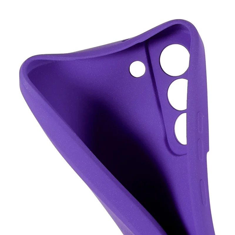 For Samsung Galaxy S22+ 5G Lightweight Anti-fall Soft TPU Phone Case Shockproof Double-Sided Matte Phone Shell - Purple