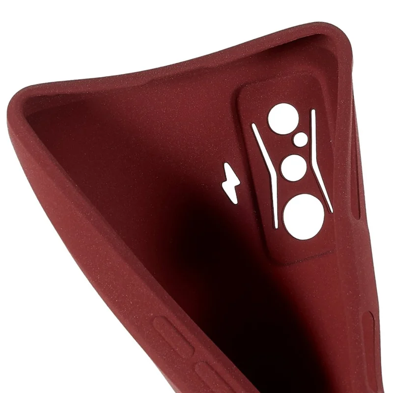 For Xiaomi Redmi K50 Gaming 5G / Poco F4 GT Double-Sided Matte Phone Case Silky-Soft Touch TPU Protective Cover - Red