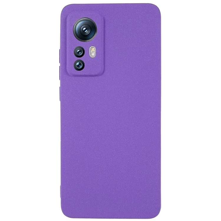 For Xiaomi 12 Pro 5G / 12S Pro 5G / 12 Pro (Dimensity) 5G Double-Sided Matte TPU Phone Protective Cover Anti-scratch Anti-drop Case - Purple