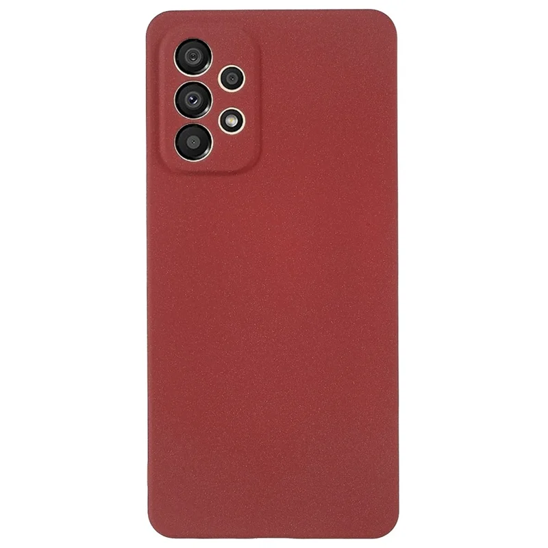 Para o Samsung Galaxy A73 5g, Capa de Back-scinger-scratcha da TPU m Fosta de Fosco Fosco, Capa Traseira Anti-arranha - Vermelho