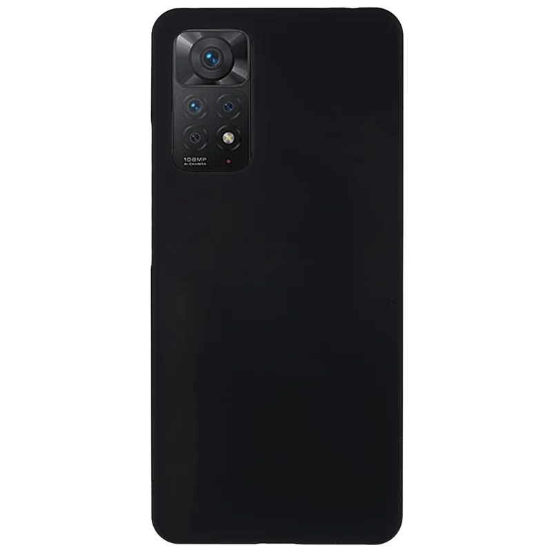 Для Xiaomi Redmi Note 11 Pro 4G (mediatek) / Pro 5G (Qualcomm) Прорезинен Глянцевый Твердый Компьютер. - Черный