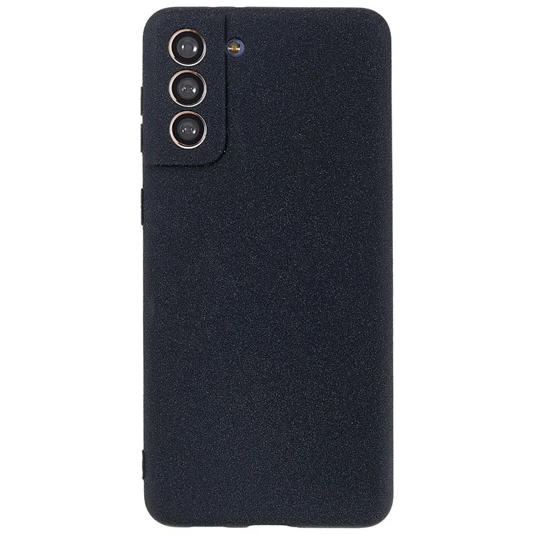 Для Samsung Galaxy S21+ 5G Двухсторонняя Матовая TPU Case Case Ultra Slim Slim Slim Slim - Черный