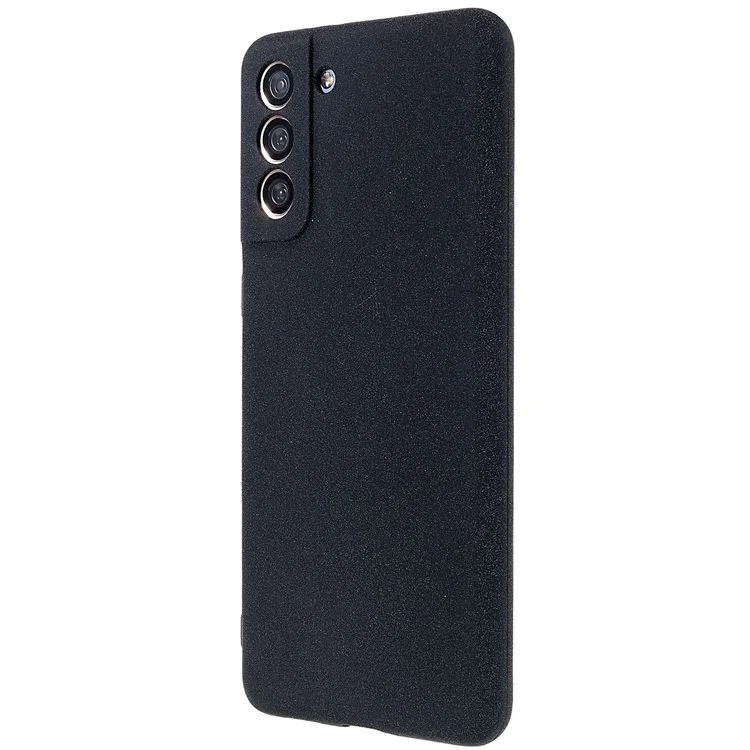 Для Samsung Galaxy S21+ 5G Двухсторонняя Матовая TPU Case Case Ultra Slim Slim Slim Slim - Черный