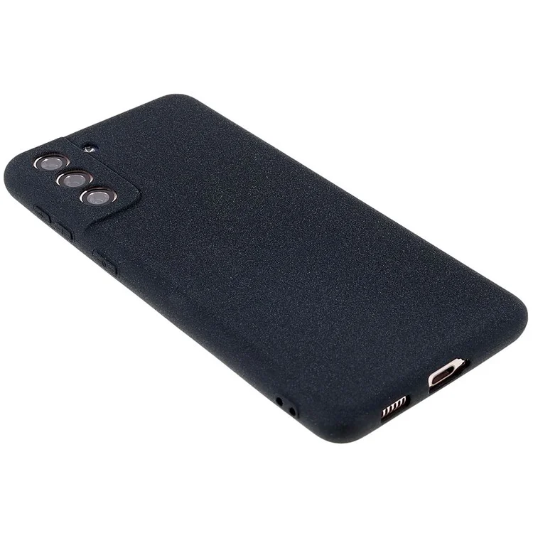 Для Samsung Galaxy S21+ 5G Двухсторонняя Матовая TPU Case Case Ultra Slim Slim Slim Slim - Черный