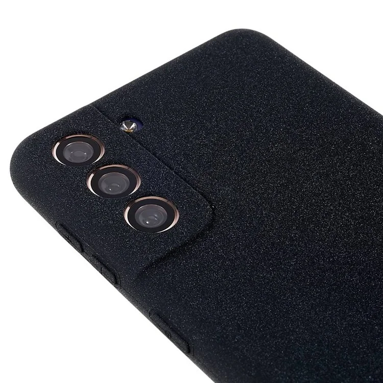 Для Samsung Galaxy S21+ 5G Двухсторонняя Матовая TPU Case Case Ultra Slim Slim Slim Slim - Черный