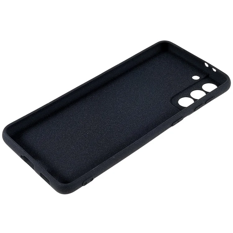 Для Samsung Galaxy S21+ 5G Двухсторонняя Матовая TPU Case Case Ultra Slim Slim Slim Slim - Черный