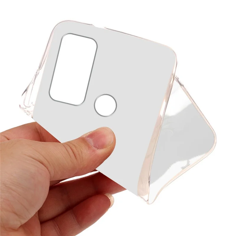 For Motorola Moto G60 Pattern Printing Drop-proof Phone Case Ultra Slim Soft TPU Protective Cover - Cat