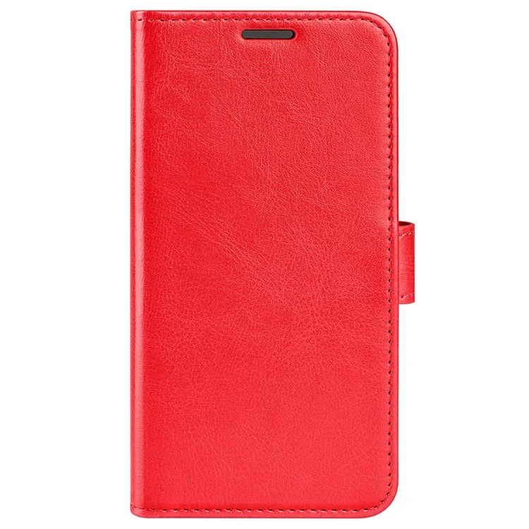 Per Xiaomi Poco F4 5G / Redmi K40S 5G Shock Proolio Flip Telefono Case PU in Pelle Resistente Alla Texture a Cavallo Pazzo Portafoglio Cover di Protezione - Rosso