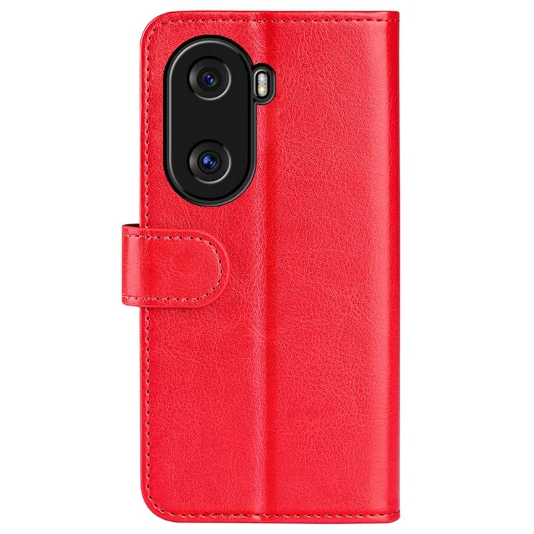 Per Onore X40i 5g Shockproof Crazy Horse Texture Folio Flip Taxo Ceret Pheolf Wardhert Cover Protettivo - Rosso