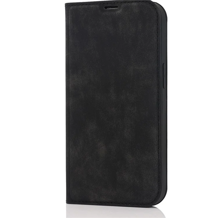 Per iPhone 13 Pro 6.1 pollici RFID Blocking Phone Cover PU Leather Card Holder Stand Case Compatibile con MagSafe Charging - Nero
