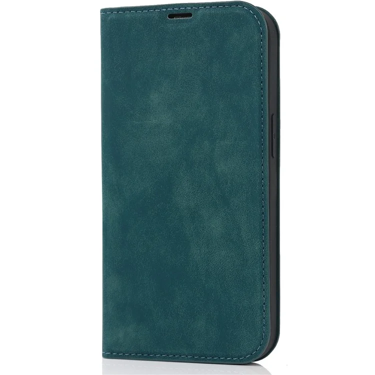 Per iPhone 13 Pro Max 6.7 pollici RFID Blocking Custodia in Pelle con Porta Carte e Supporto Magnetico Auto-assorbente - Blu