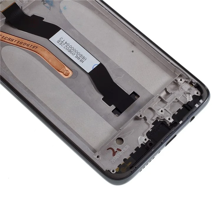Pour Xiaomi Redmi Note 8 Pro Écran LCD et Assemblage Numériseur de Catégorie C + Cadre (sans Logo) - Noir