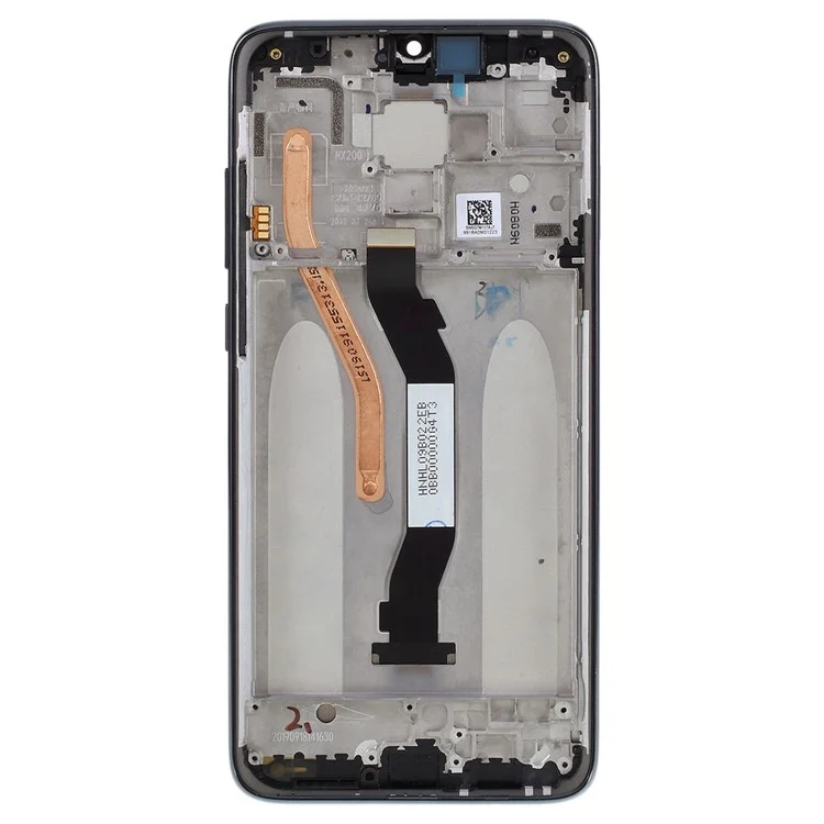 Pour Xiaomi Redmi Note 8 Pro Écran LCD et Assemblage Numériseur de Catégorie C + Cadre (sans Logo) - Noir