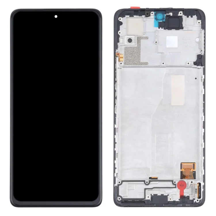 Für Xiaomi Redmi Anmerkung 10 Pro 4G (global) M2101K6G, M2101K6R Grad C LCD -bildschirm Und Digitalisiererbaugruppe + Rahmenteil (TFT -technologie) (ohne Logo)