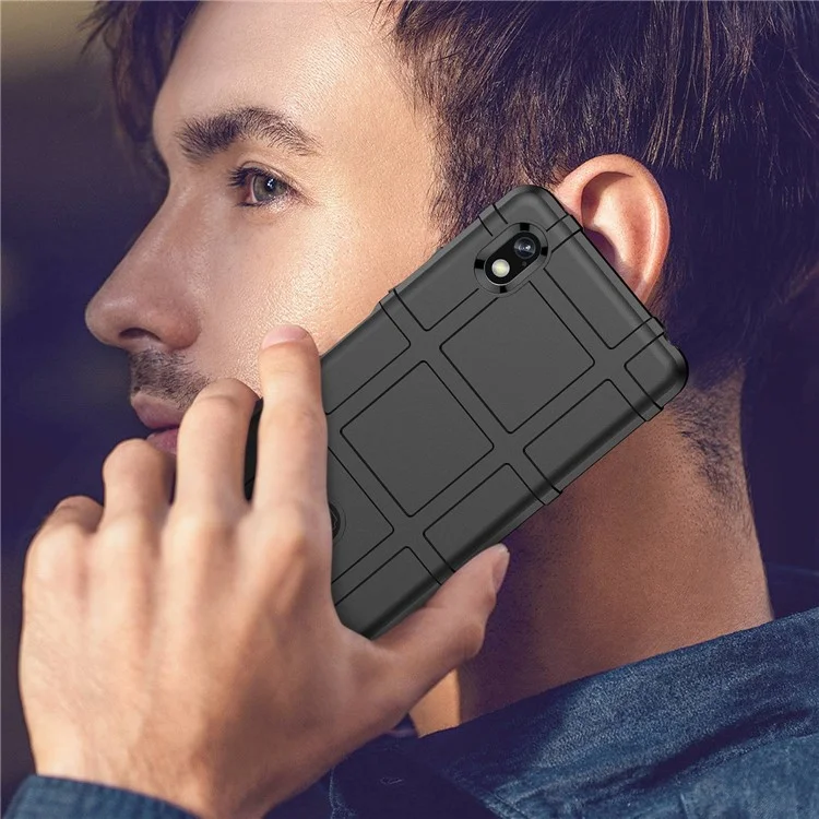 Для Sony Xperia Ace III Прочная Квадратная Сетка Сгущенная Сетка Тпу - Черный