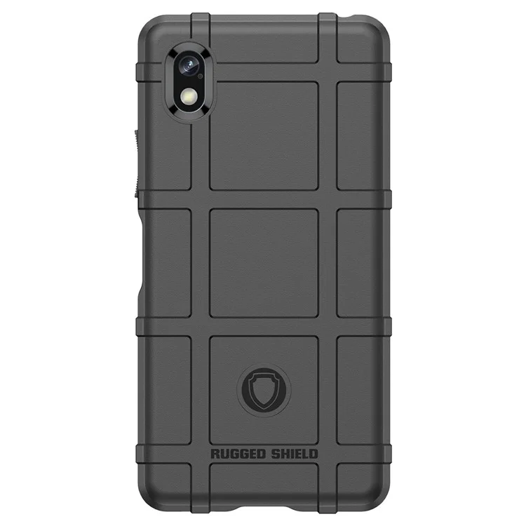 Для Sony Xperia Ace III Прочная Квадратная Сетка Сгущенная Сетка Тпу - Черный