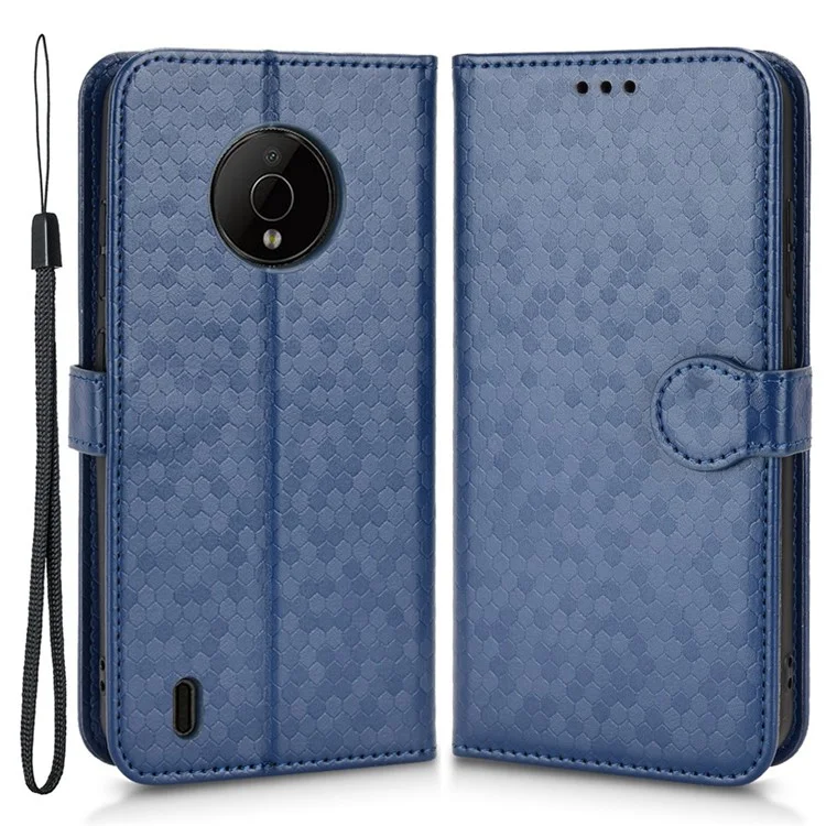 Pour Nokia C200 4G Dot Dot Arriphée Étauche de Téléphone de Pautlet Imprest - Bleu