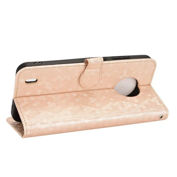 Per Nokia C200 4G Shock Affot Dot Pattern Exprinted Porthep Telet Case, Copertura in Pelle PU Resistente All'usura Con Cinturino - Oro