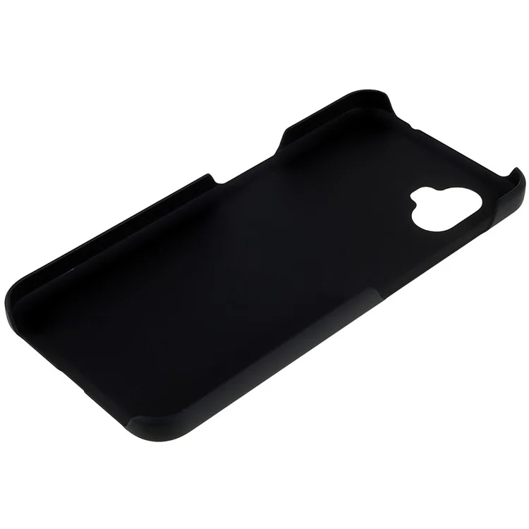 Para o Samsung Galaxy Xcover Pro 2 5g Ultra Slim Borr Emborrachado Caixa de Telefone PC Gliberized Anti-drop Tampa de Proteção - Preto