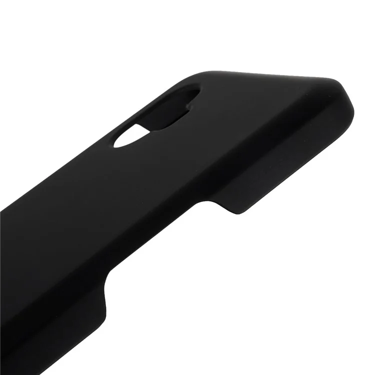 Para o Samsung Galaxy Xcover Pro 2 5g Ultra Slim Borr Emborrachado Caixa de Telefone PC Gliberized Anti-drop Tampa de Proteção - Preto