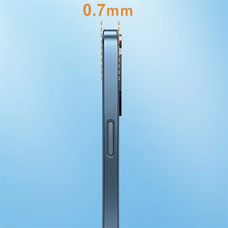 Per Iphone 14 Pro 6,1 Pollici Tpu+casella di Telefono Anti-fingerprint Acrilico Opaco a 90 Gradi Copertina Del Telefono Rotante a Rotazione a 90 Gradi - Blu