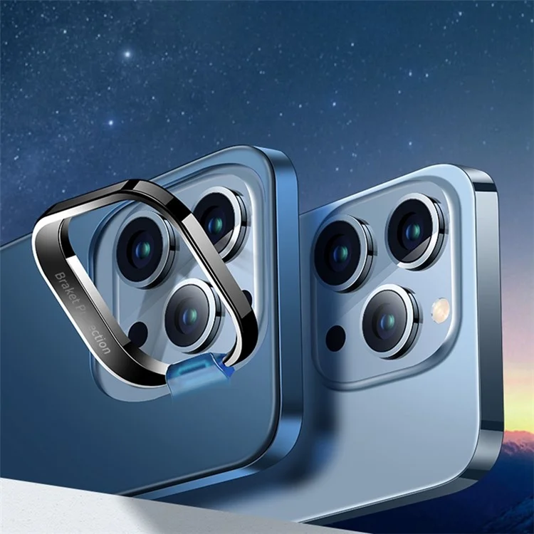 Per Iphone 14 Pro 6,1 Pollici Tpu+casella di Telefono Anti-fingerprint Acrilico Opaco a 90 Gradi Copertina Del Telefono Rotante a Rotazione a 90 Gradi - Blu