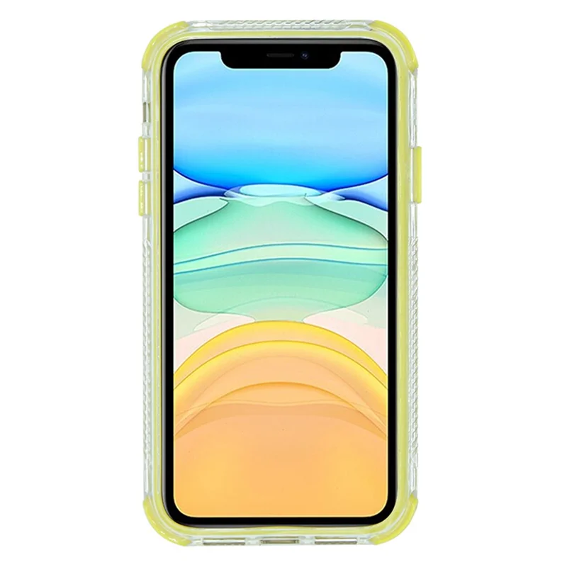 For iPhone 14 Pro Max 6.7 inch Detachable Shockproof Phone Case Hybrid PC + TPU Protective Cover - Yellow