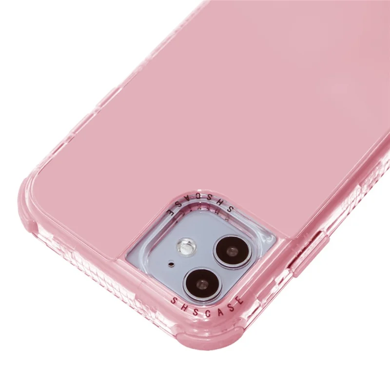 For iPhone 14 Pro 6.1 inch PC+TPU Detachable Protective Case Impact Resistant Phone Cover - Pink