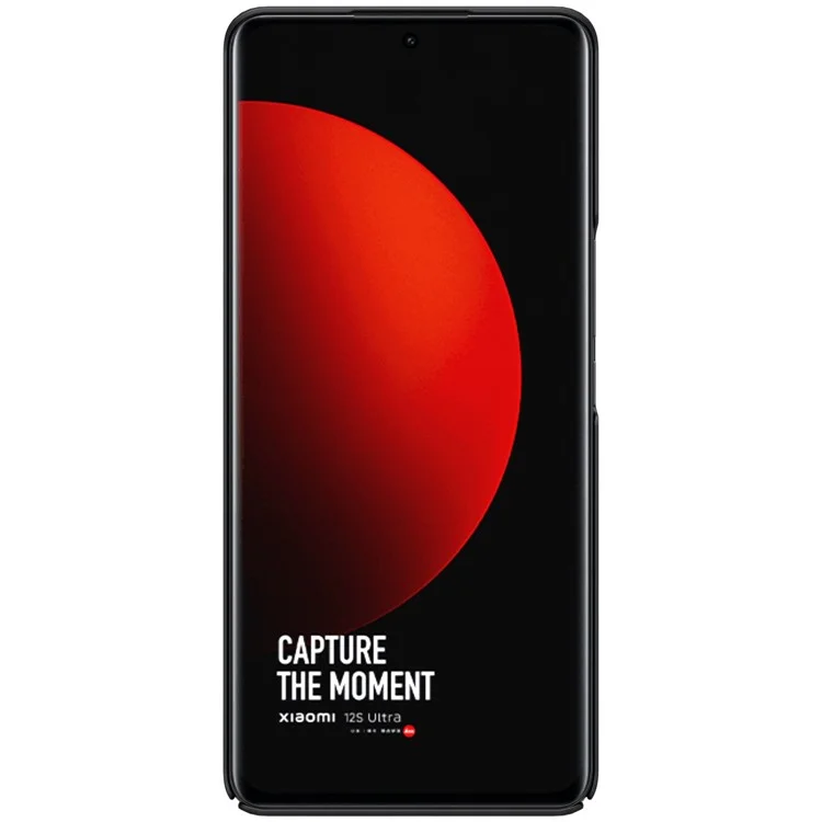 Телефон Nillkin Frosted Shield Для Xiaomi 12S Ultra 5G, Противореящая Матовая Защита от Жесткого Компьютера - Черный