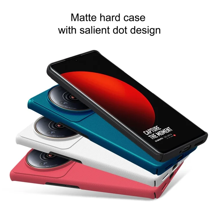 Телефон Nillkin Frosted Shield Для Xiaomi 12S Ultra 5G, Противореящая Матовая Защита от Жесткого Компьютера - Черный