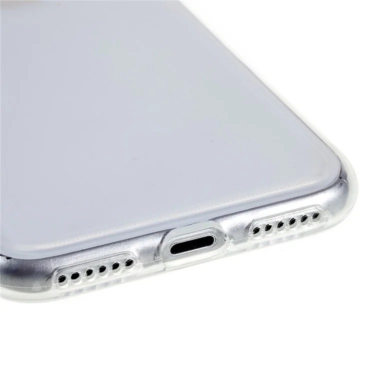 Pour iPhone 7 / 8 4,7 pouces / SE (2020) / SE (2022) Épaisseur de 2,0 mm Coque de protection anti-chute transparente sans filigrane en TPU