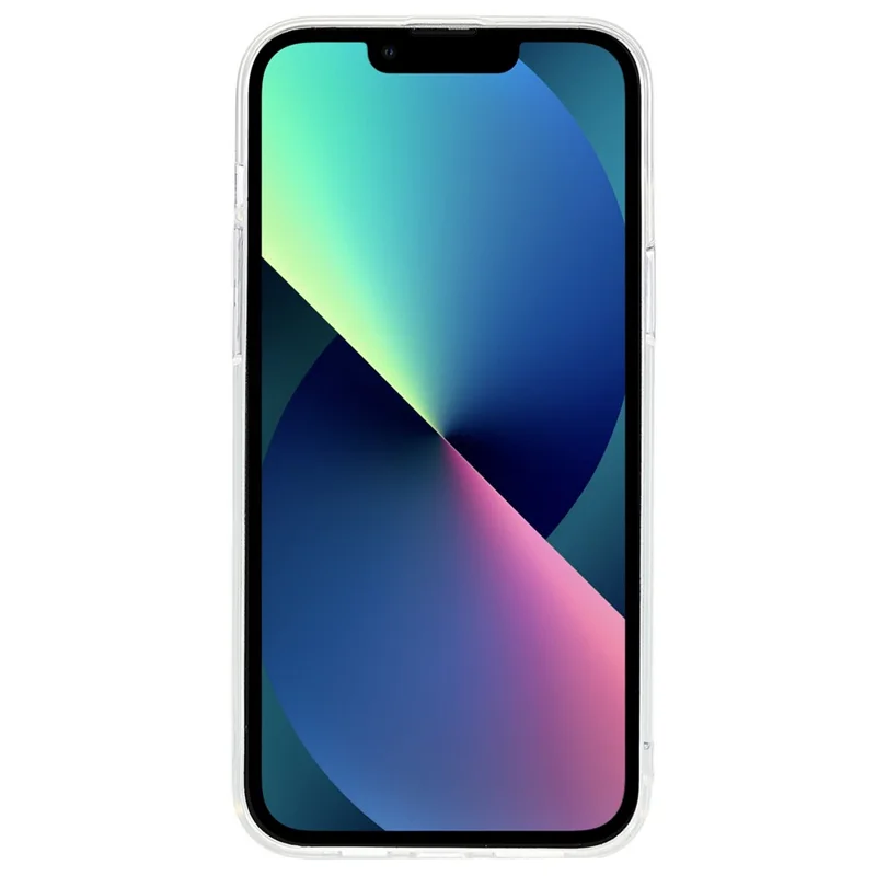 Für iPhone 14 6,1 Zoll stoßfeste transparente Abdeckung 2,0 mm Dicke, wasserkennzeichnungsfreie TPU-Schutzhülle