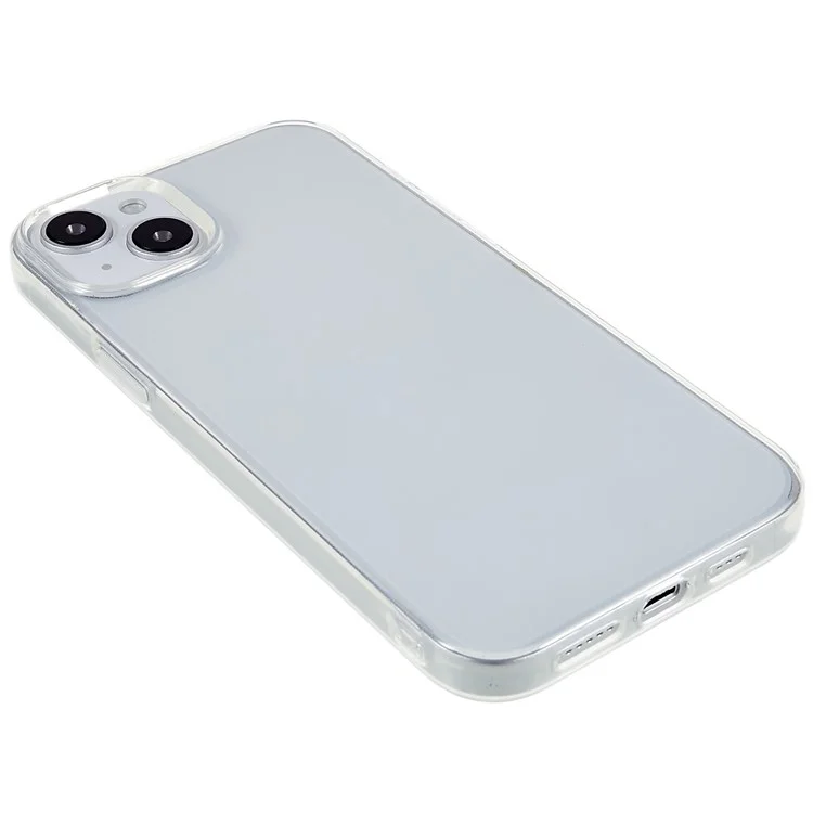 For iPhone 14 Plus 6.7 inch Wear-Resistant Transparent Protective Cover 2.0mm Thickness Watermark-Free TPU Phone Case