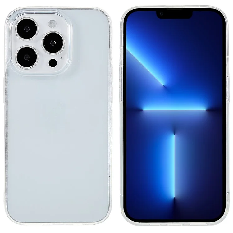 Per iPhone 14 Pro 6.1 pollici Ultra-Slim Precise Cutout Transparent Shell 2.0mm Thickness Watermark-Free TPU Phone Case
