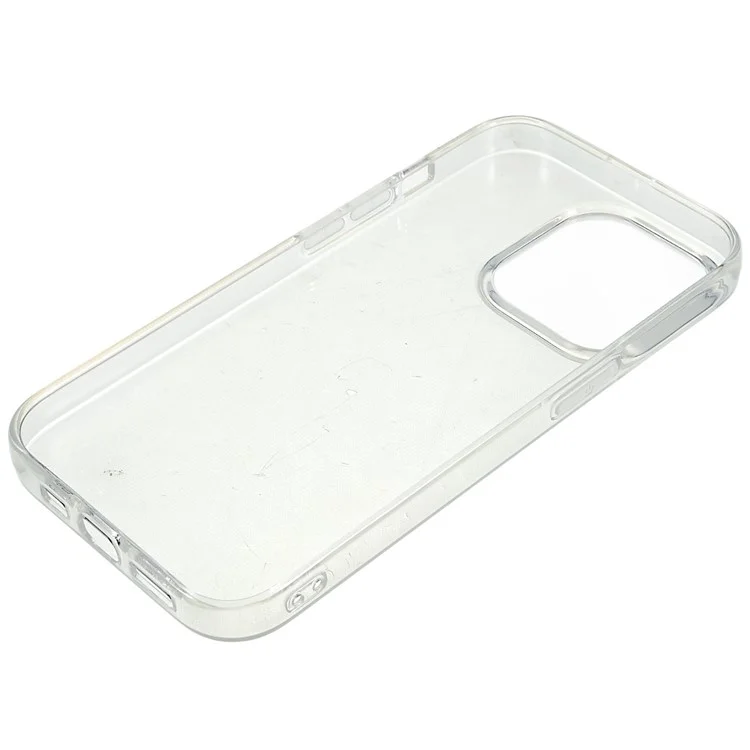 Per iPhone 14 Pro 6.1 pollici Ultra-Slim Precise Cutout Transparent Shell 2.0mm Thickness Watermark-Free TPU Phone Case