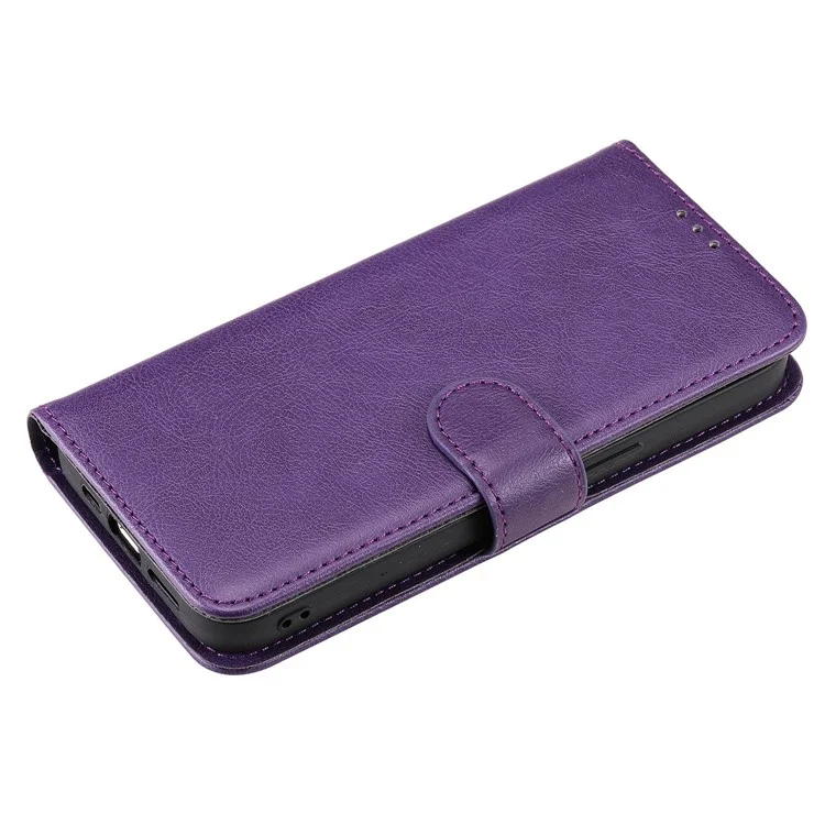 Per Samsung Galaxy A03 (164,2 x 75,9 x 9,1 Mm) KT Serie-3 Copertina Per Portafoglio Per Portafoglio Staccabile PU Leather Telefono Con Cinturino - Viola
