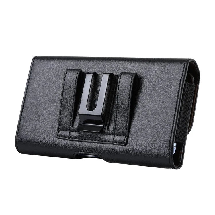 Universal PU Leather Waist Belt Clip Case Horizontal Phone Holster Pouch, Size L (Inner Size: 15.5x8.5x2cm)
