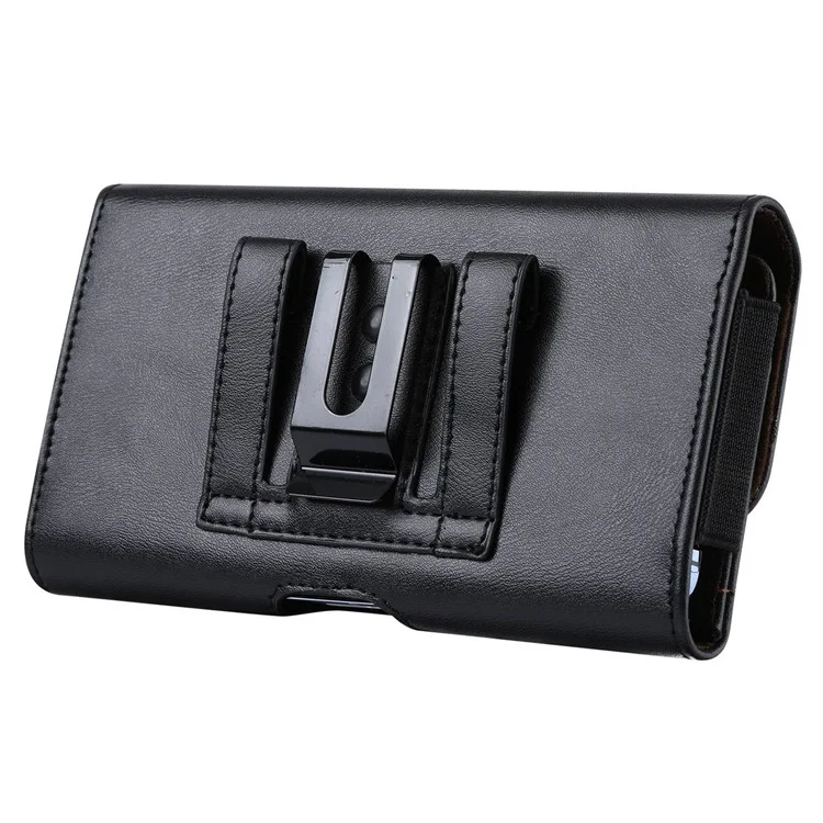 Multifunctional Phone Holster Case Horizontal PU Leather Belt Clip Waist Bag Pouch, Size XXXL (Inner Size: 18x9x2cm)