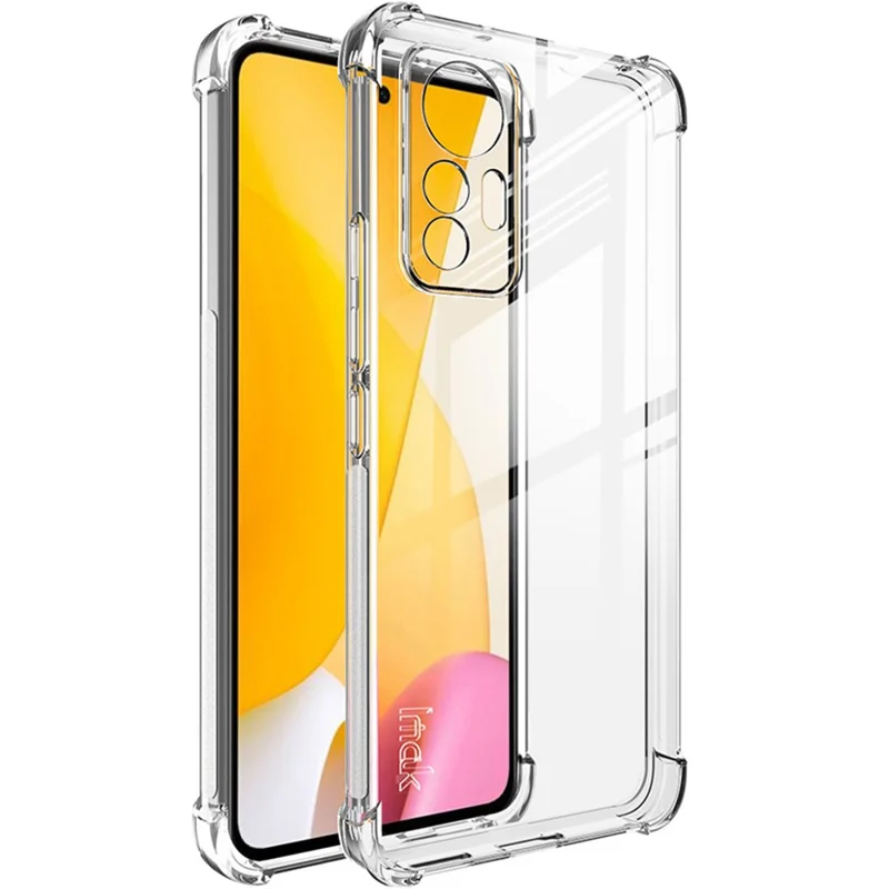 IMAK For Xiaomi 12 Lite 5G Anti-drop Airbag Phone Case Shockproof TPU Back Cover - Transparent