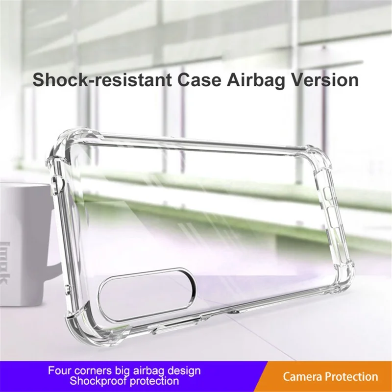 IMAK Für HTC Desire 22 Pro 5G Airbag Drop-proof Handyhülle Anti-Scratch TPU Cover - Transparent