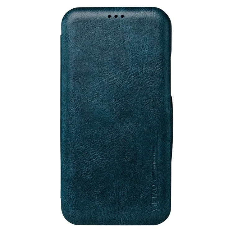 Pour Iphone 13 Pro 6,1 Pouces PU en Cuir Pliable Support de Support Folio Flip Mignotant Carte de la Carte de la Carte - Bleu